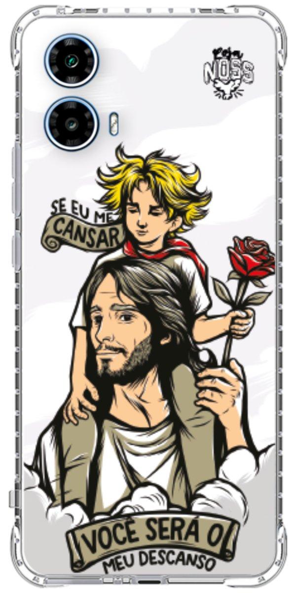 Capinha para Celular Jesus é Meu Descanso