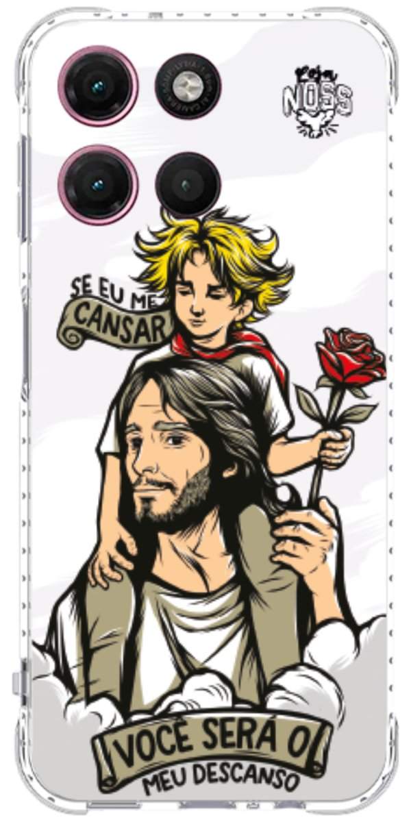 Capinha para Celular Jesus é Meu Descanso