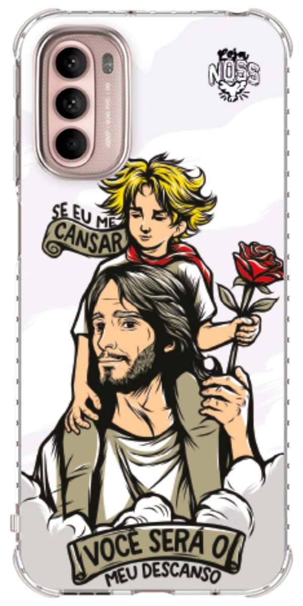 Capinha para Celular Jesus é Meu Descanso