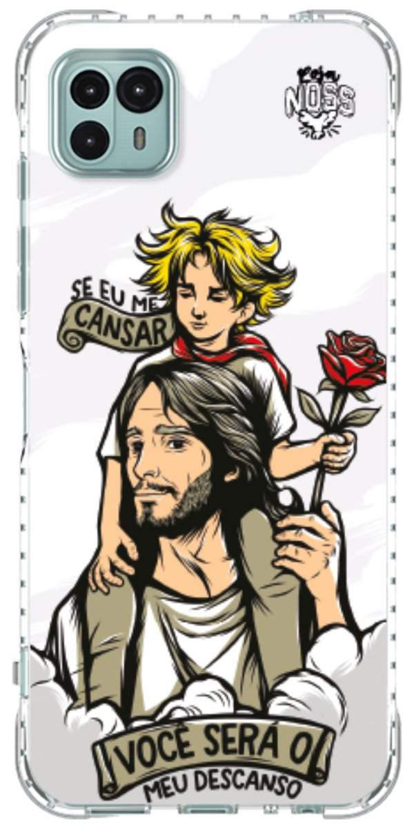 Capinha para Celular Jesus é Meu Descanso