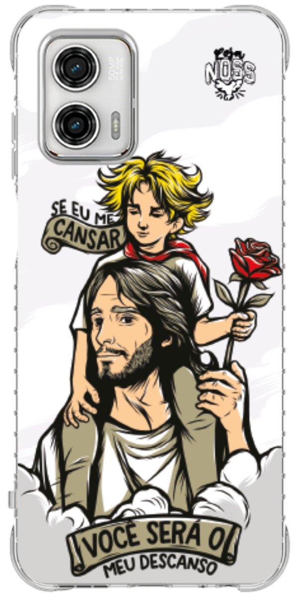 Capinha para Celular Jesus é Meu Descanso
