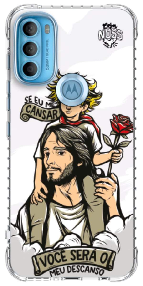 Capinha para Celular Jesus é Meu Descanso