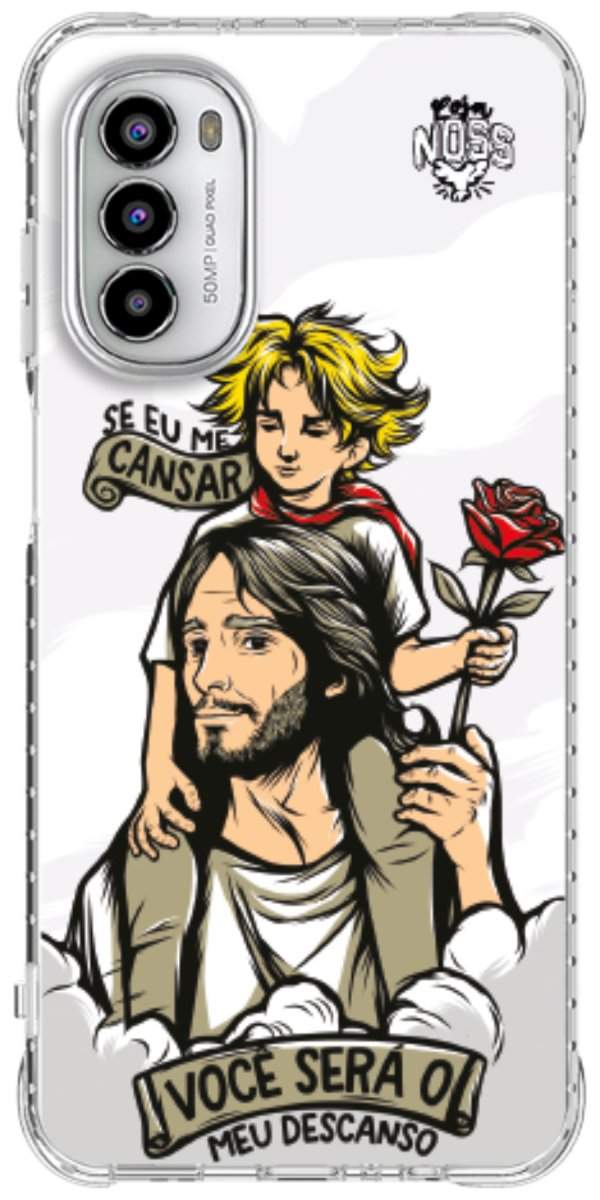 Capinha para Celular Jesus é Meu Descanso