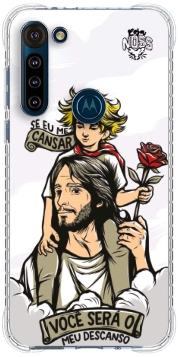 Capinha para Celular Jesus é Meu Descanso