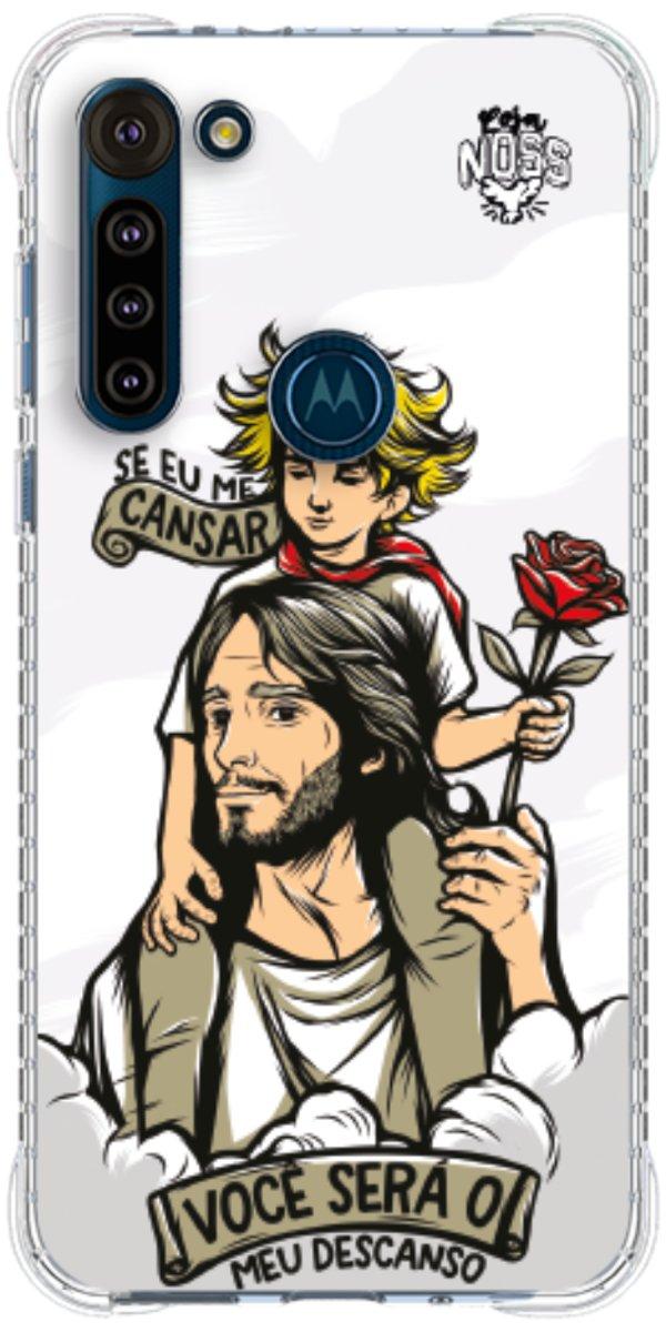 Capinha para Celular Jesus é Meu Descanso