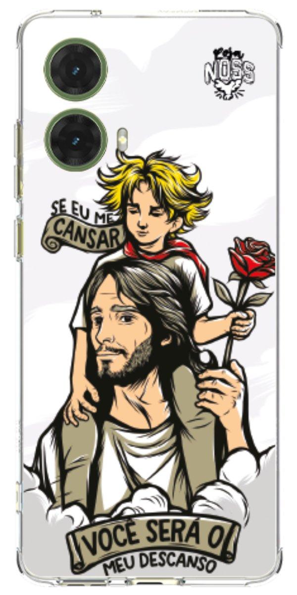 Capinha para Celular Jesus é Meu Descanso