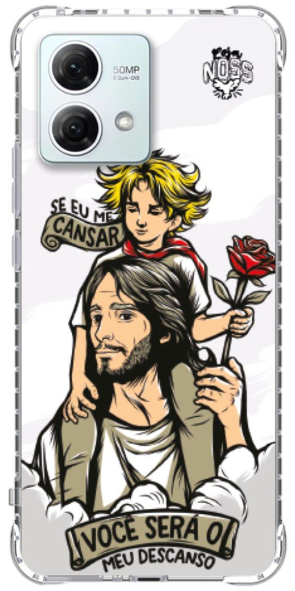 Capinha para Celular Jesus é Meu Descanso