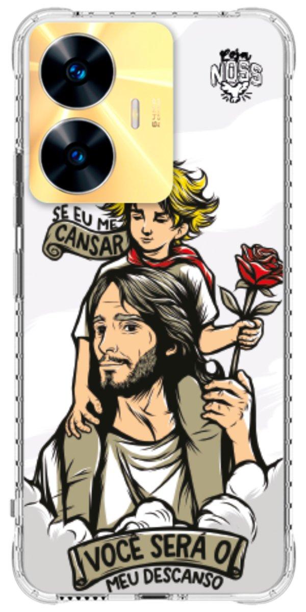 Capinha para Celular Jesus é Meu Descanso
