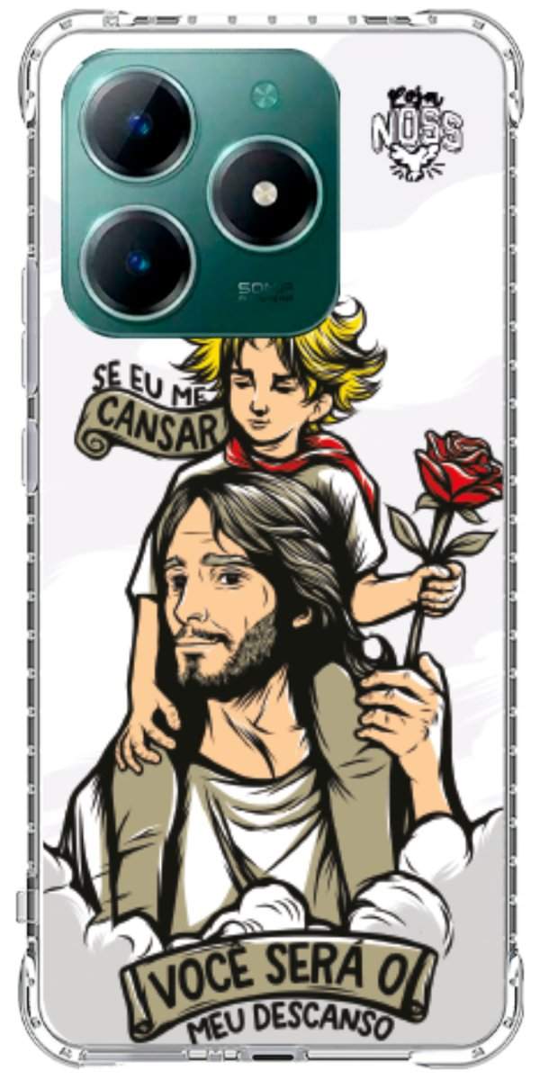 Capinha para Celular Jesus é Meu Descanso