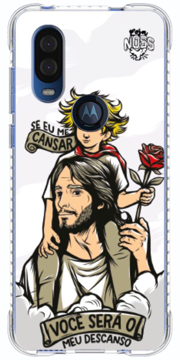 Capinha para Celular Jesus é Meu Descanso
