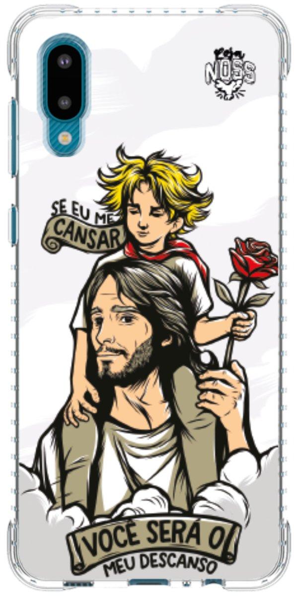 Capinha para Celular Jesus é Meu Descanso
