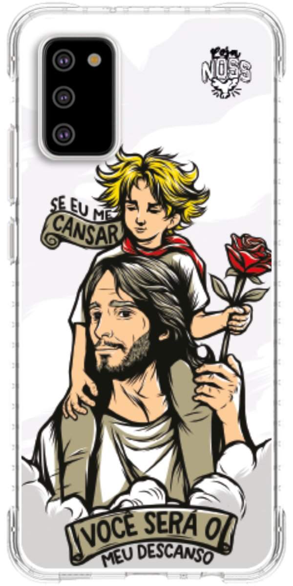 Capinha para Celular Jesus é Meu Descanso