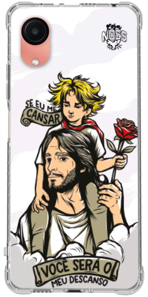 Capinha para Celular Jesus é Meu Descanso
