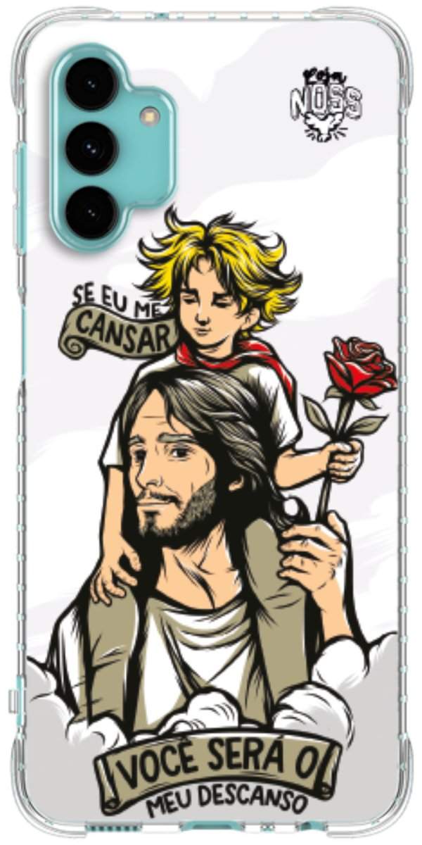 Capinha Para Celular Jesus é Meu Descanso