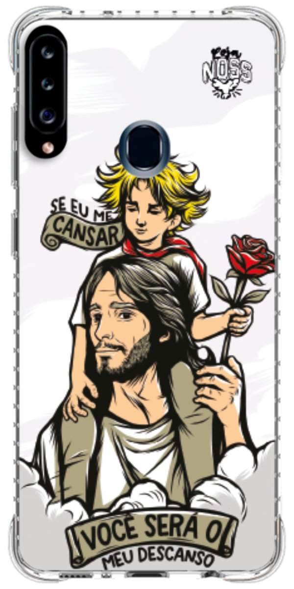 Capinha para Celular Jesus é Meu Descanso