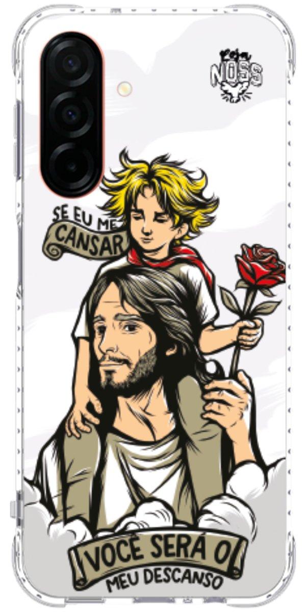 Capinha para Celular Jesus é Meu Descanso