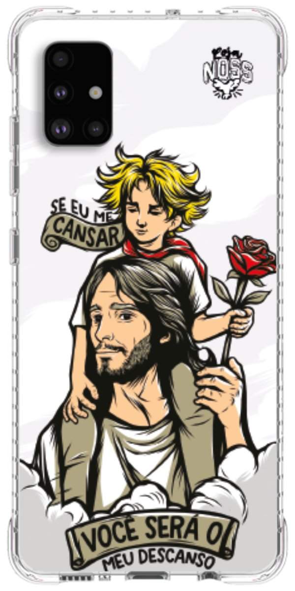 Capinha Para Celular Jesus é Meu Descanso