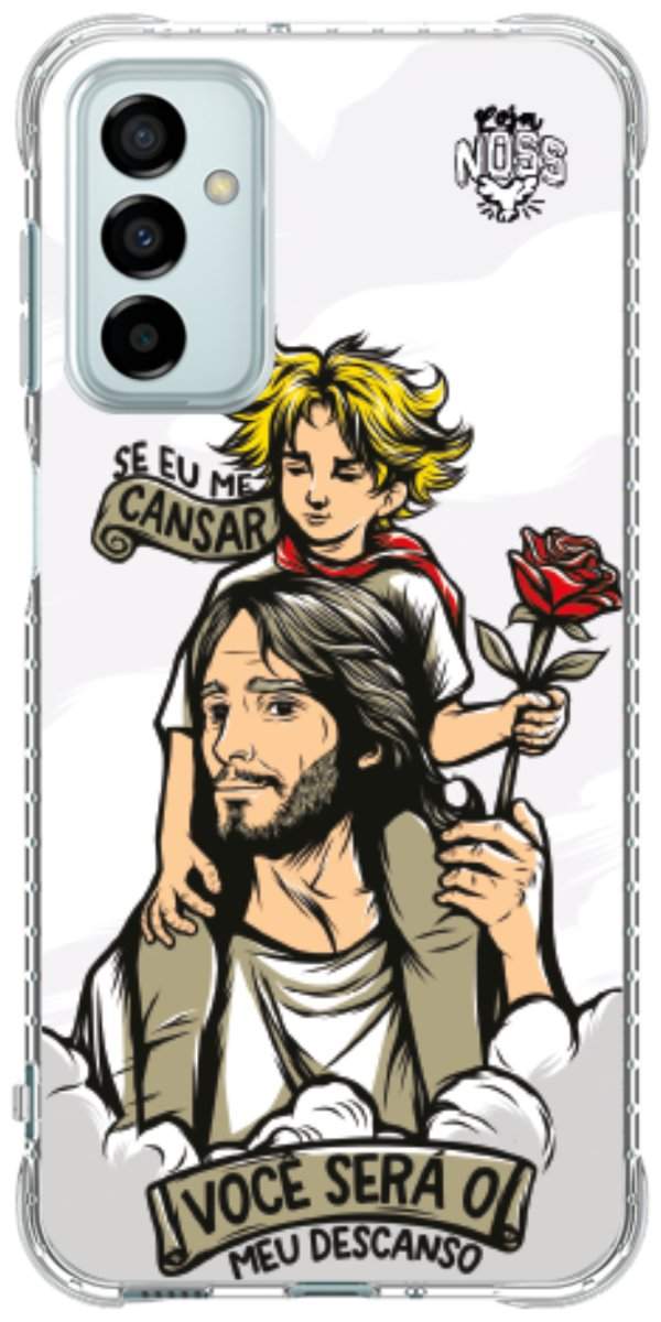 Capinha para Celular Jesus é Meu Descanso