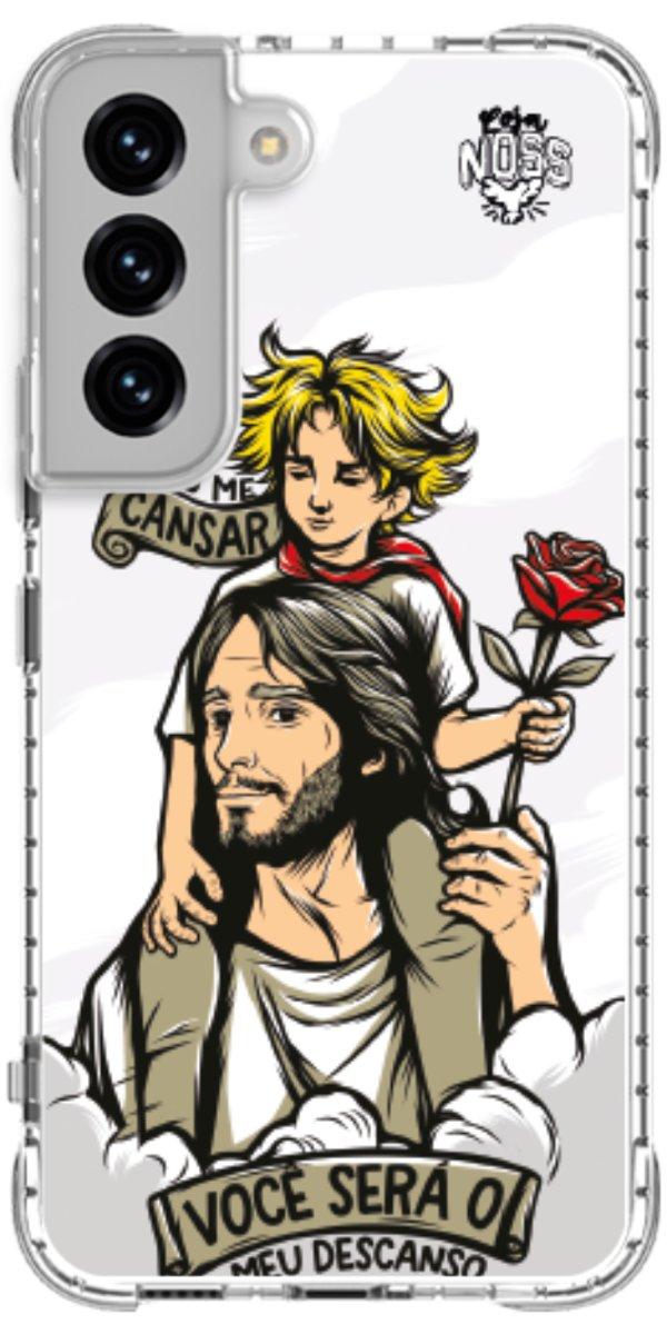 Capinha para Celular Jesus é Meu Descanso