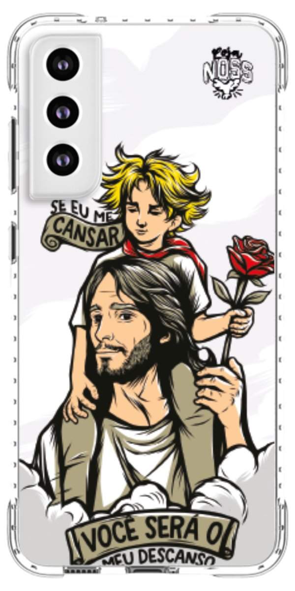 Capinha para Celular Jesus é Meu Descanso