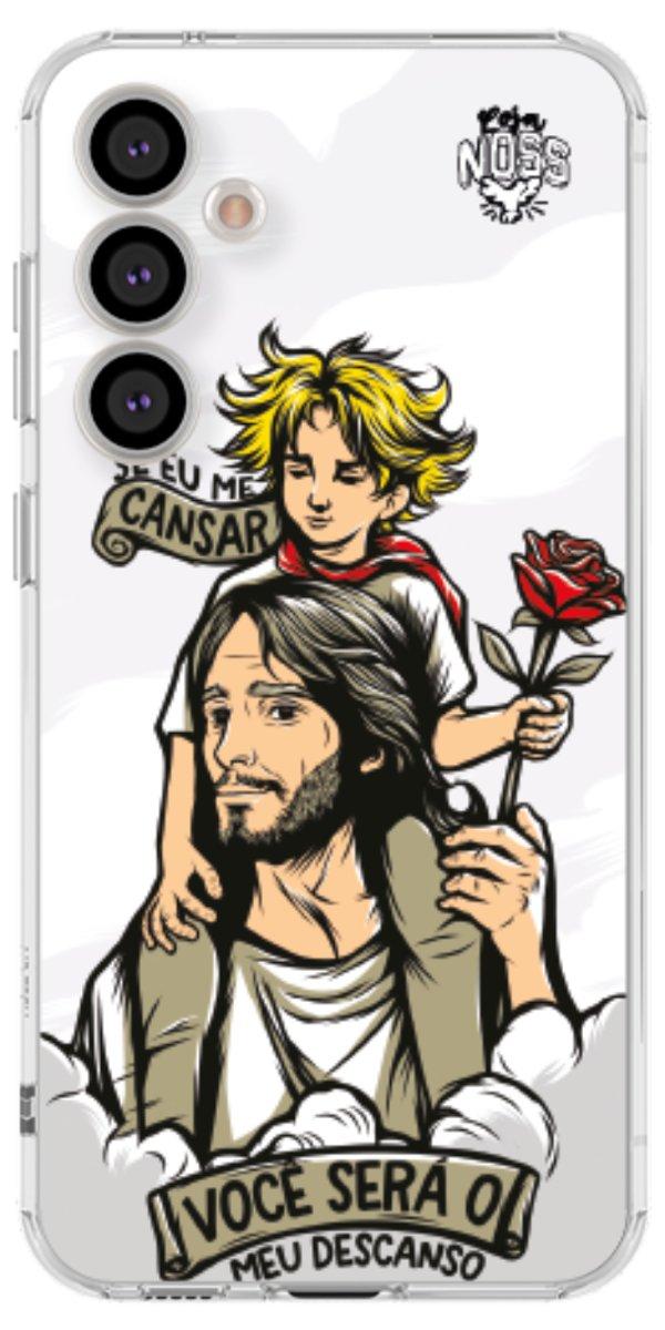 Capinha para Celular Jesus é Meu Descanso