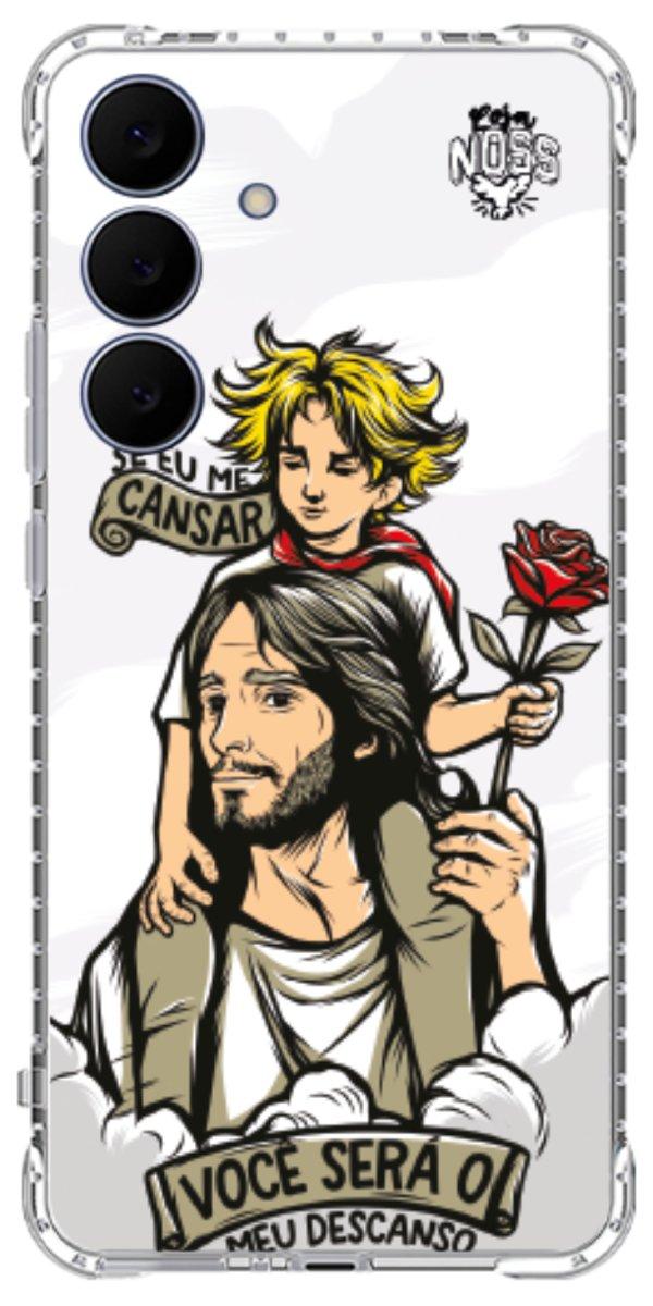 Capinha para Celular Jesus é Meu Descanso