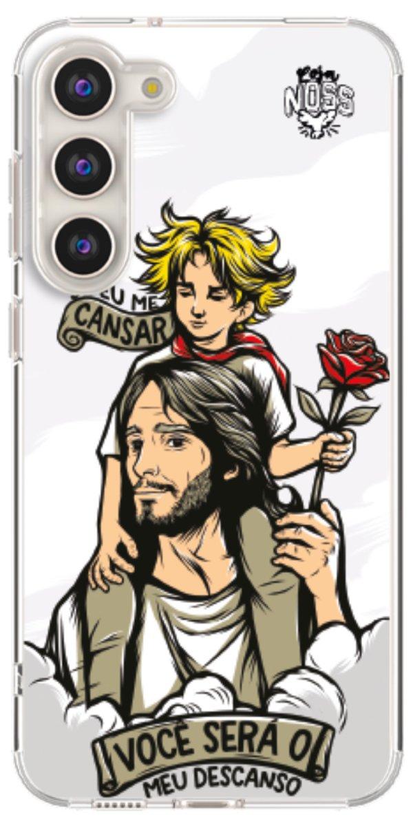 Capinha para Celular Jesus é Meu Descanso