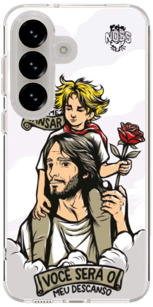 Capinha para Celular Jesus é Meu Descanso