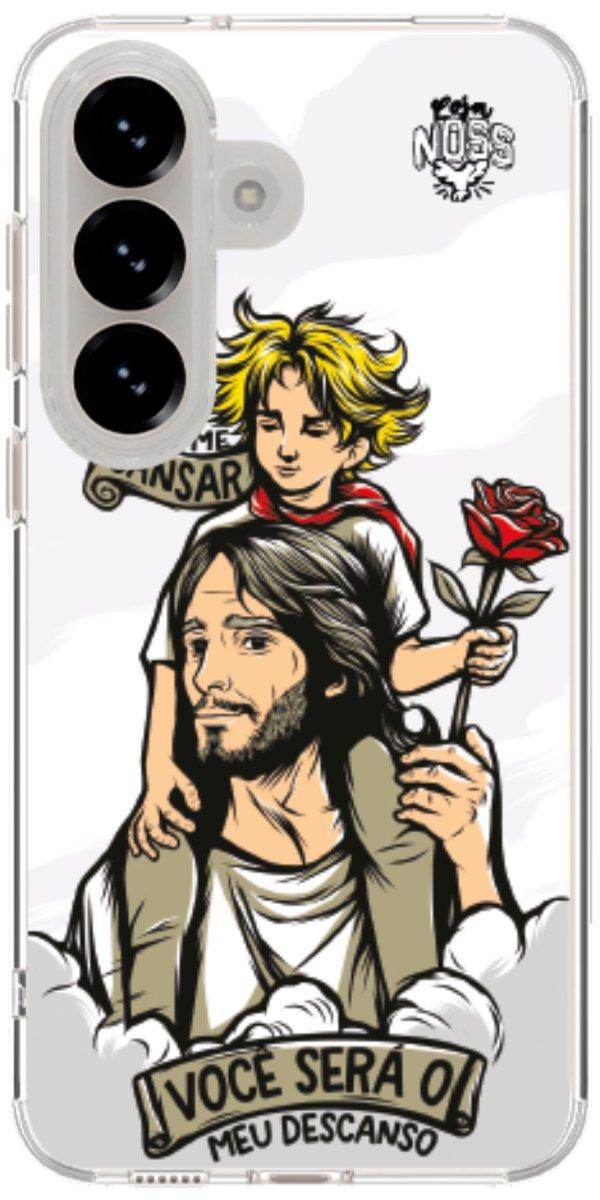 Capinha para Celular Jesus é Meu Descanso