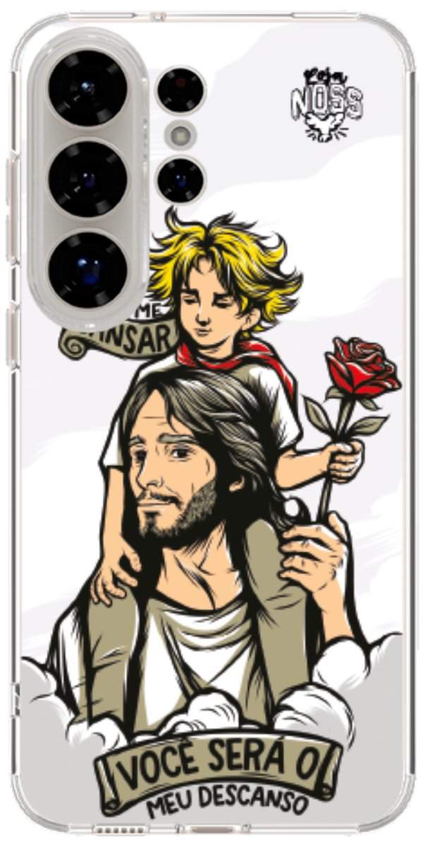 Capinha para Celular Jesus é Meu Descanso