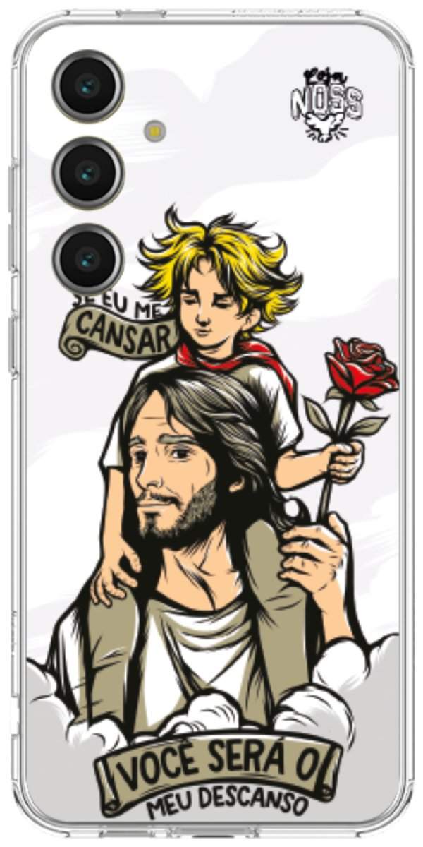 Capinha Para Celular Jesus é Meu Descanso
