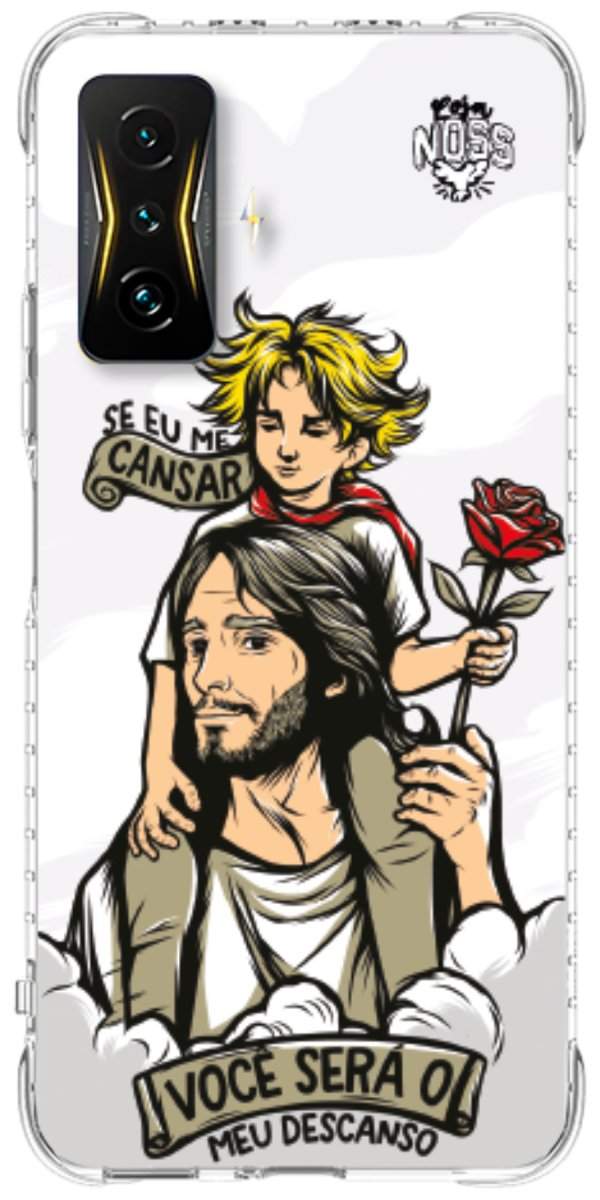 Capinha para Celular Jesus é Meu Descanso
