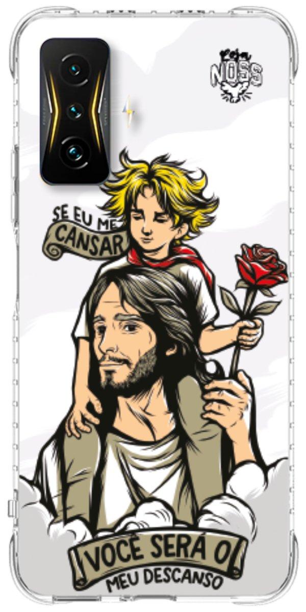 Capinha para Celular Jesus é Meu Descanso