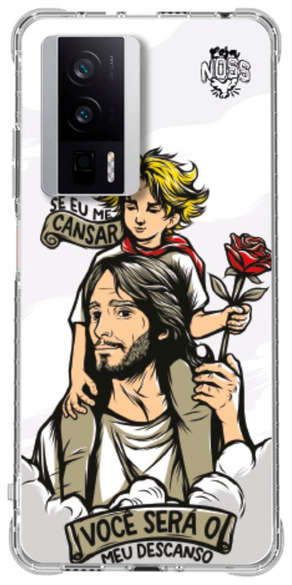 Capinha para Celular Jesus é Meu Descanso
