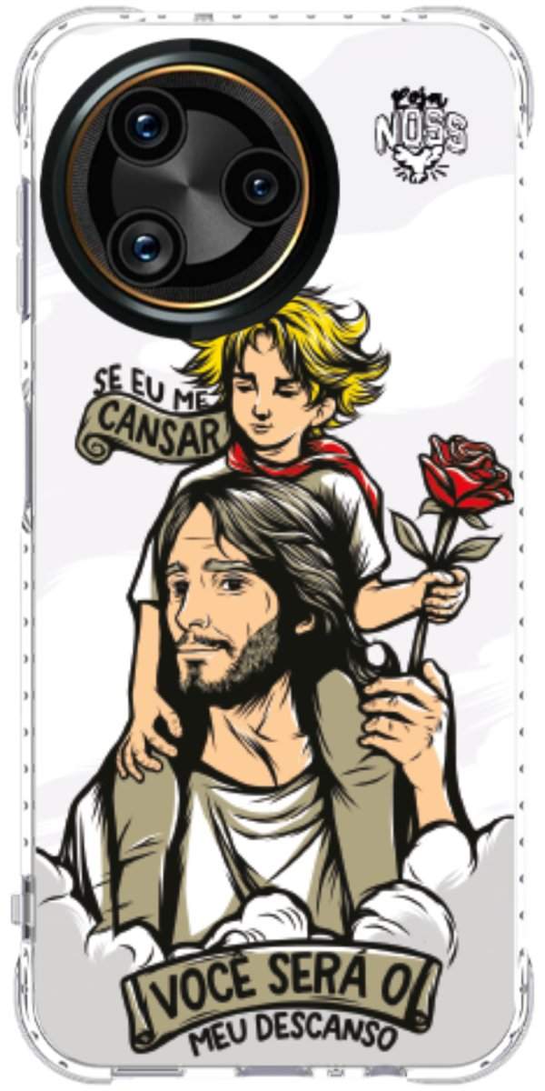 Capinha para Celular Jesus é Meu Descanso