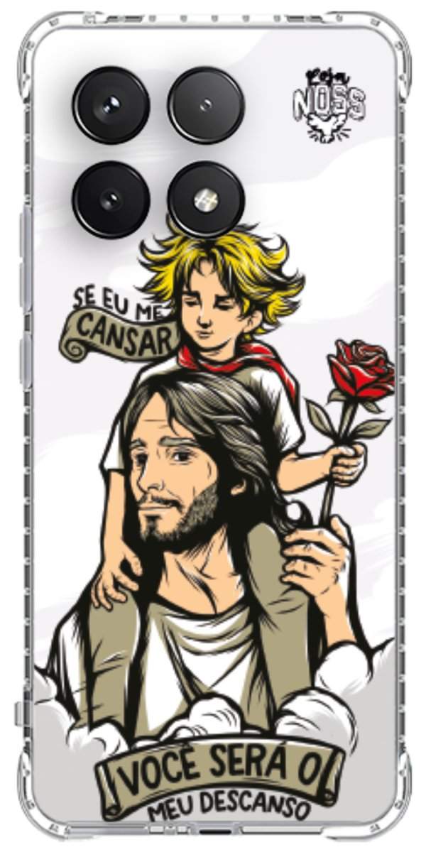 Capinha para Celular Jesus é Meu Descanso