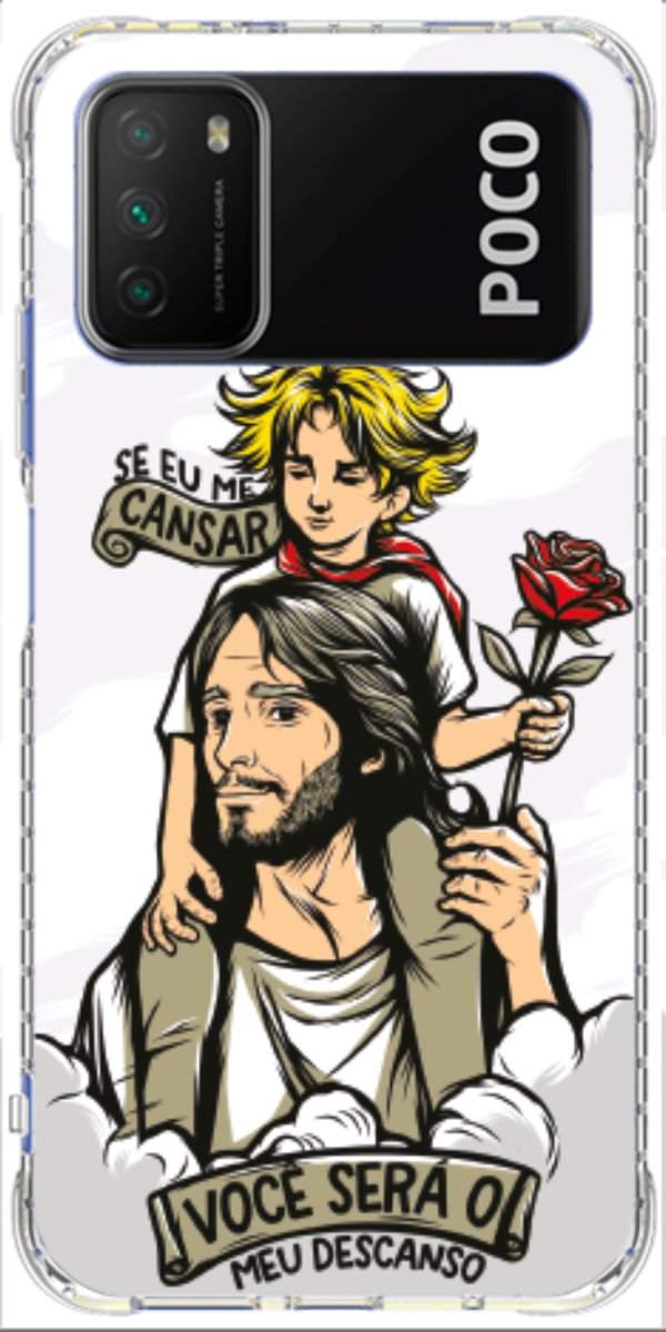 Capinha para Celular Jesus é Meu Descanso