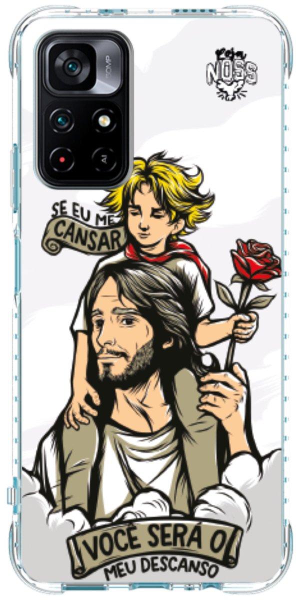 Capinha para Celular Jesus é Meu Descanso