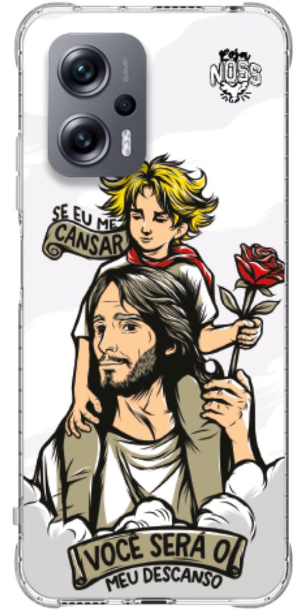 Capinha para Celular Jesus é Meu Descanso