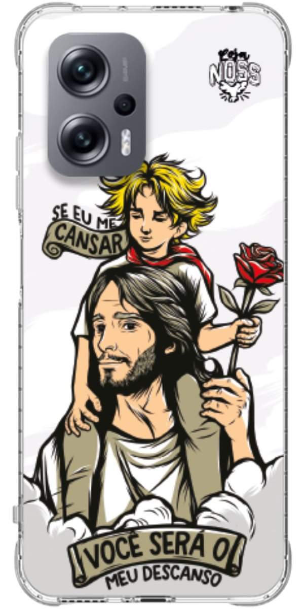Capinha para Celular Jesus é Meu Descanso