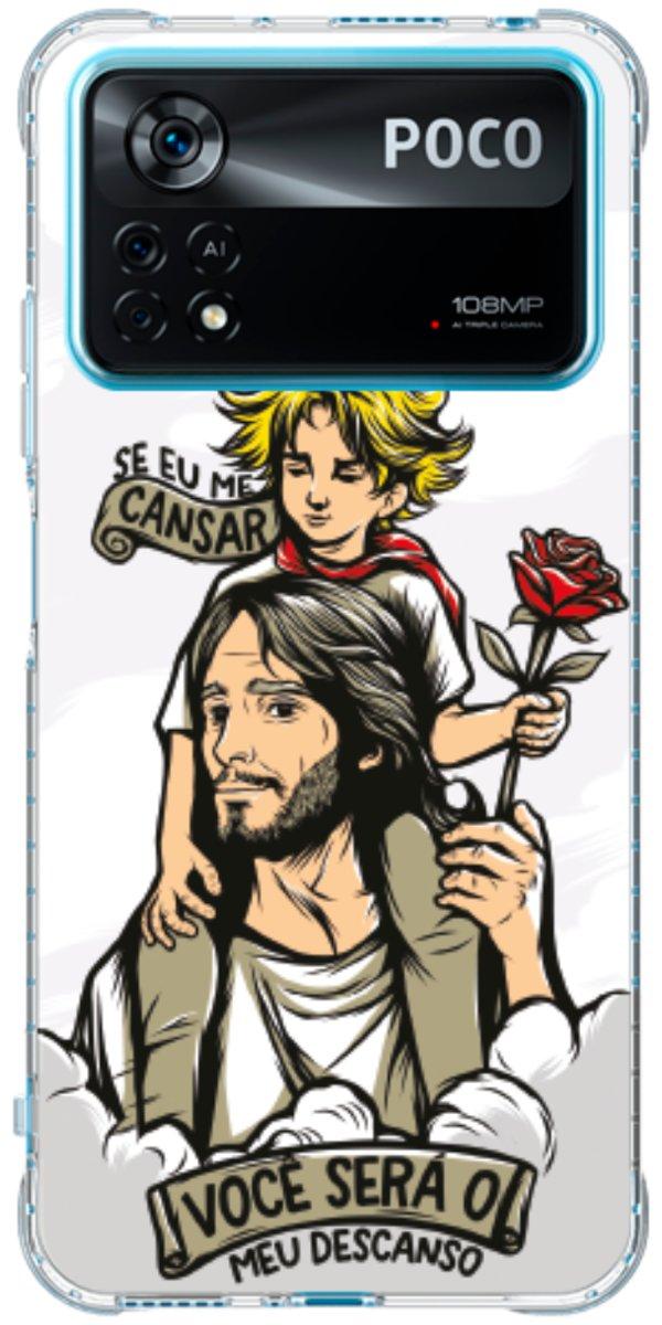 Capinha para Celular Jesus é Meu Descanso