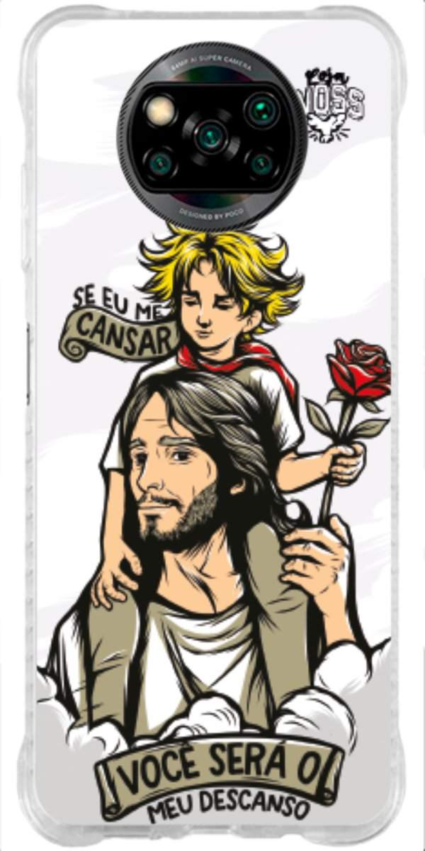 Capinha Para Celular Jesus é Meu Descanso