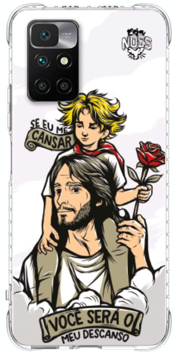 Capinha para Celular Jesus é Meu Descanso