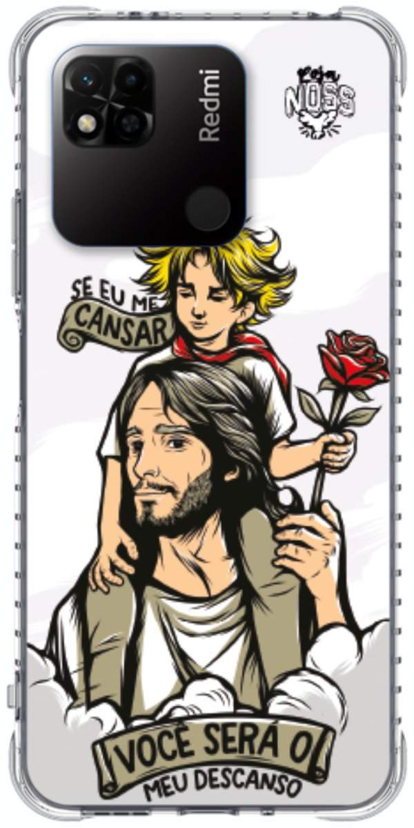 Capinha para Celular Jesus é Meu Descanso