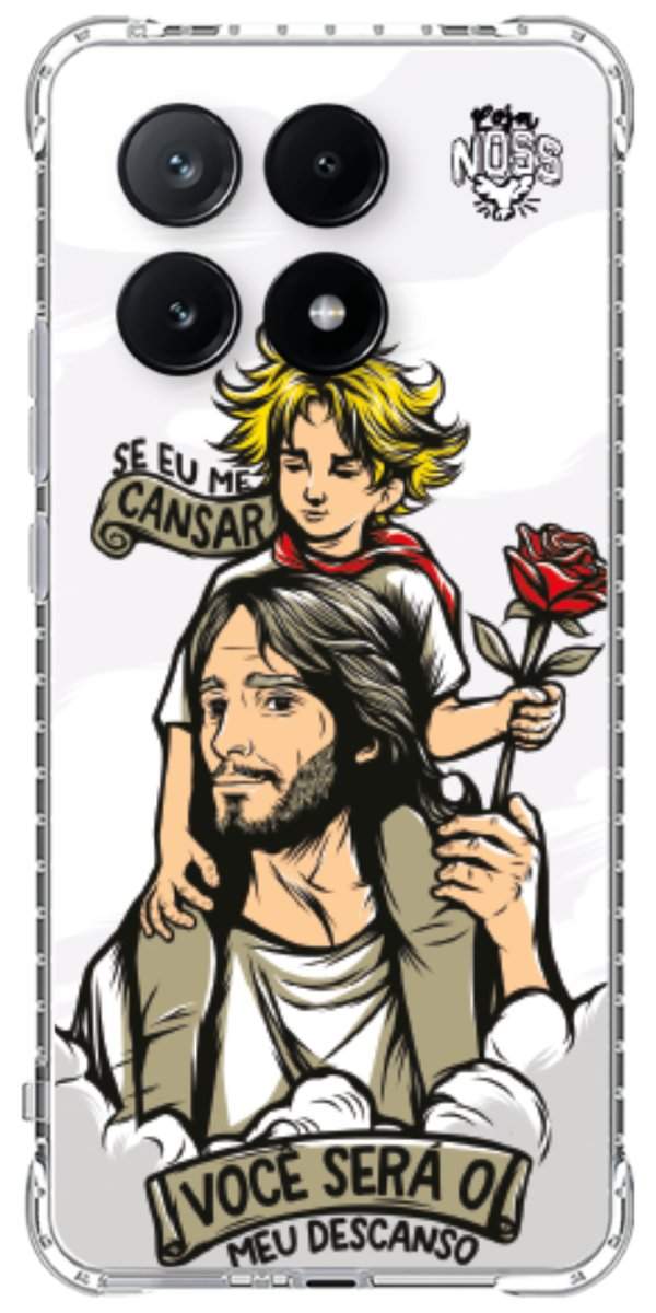 Capinha para Celular Jesus é Meu Descanso