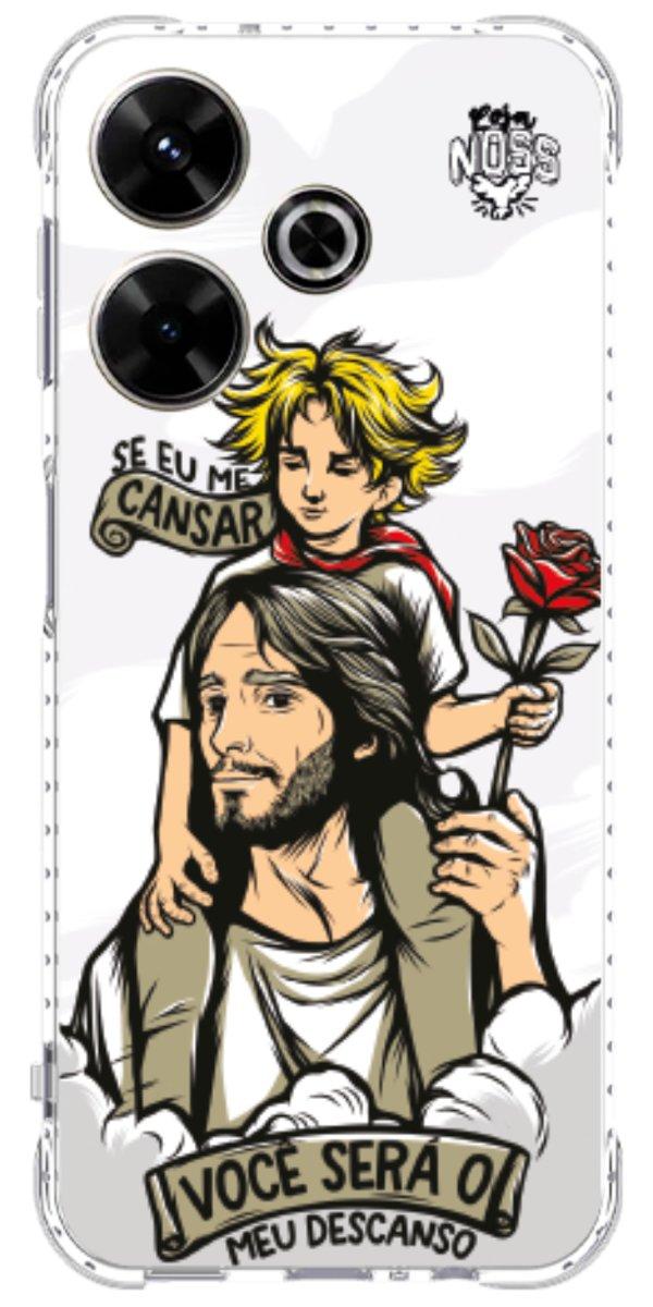 Capinha para Celular Jesus é Meu Descanso