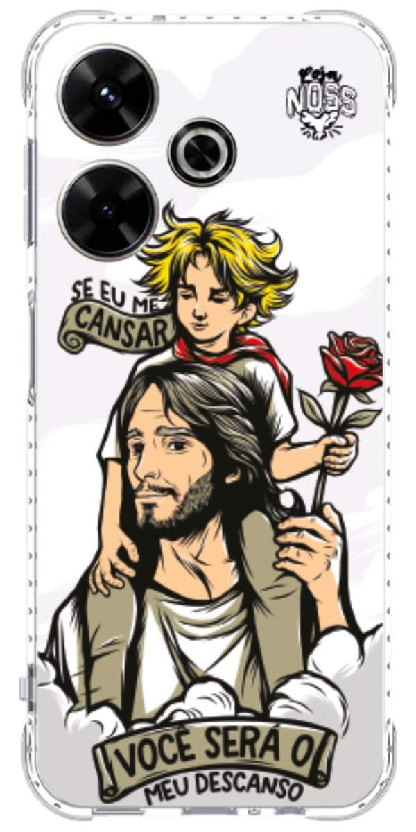 Capinha para Celular Jesus é Meu Descanso