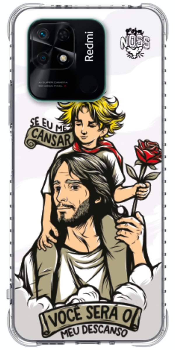 Capinha para Celular Jesus é Meu Descanso