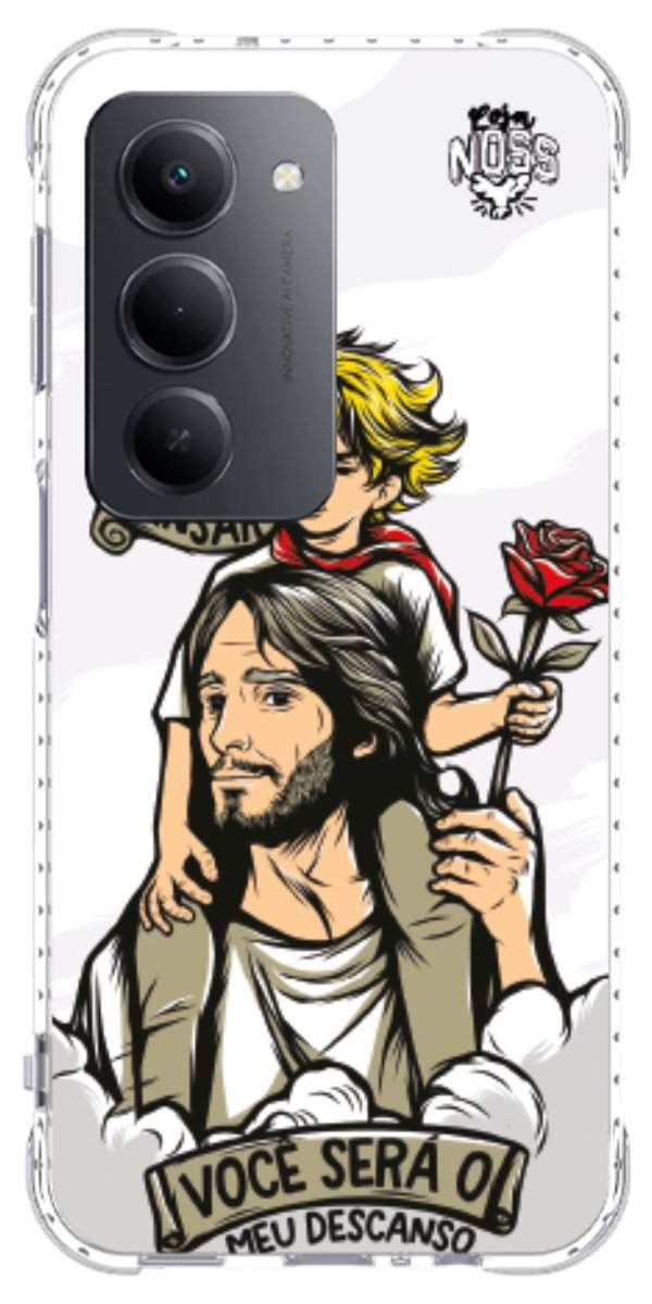 Capinha para Celular Jesus é Meu Descanso