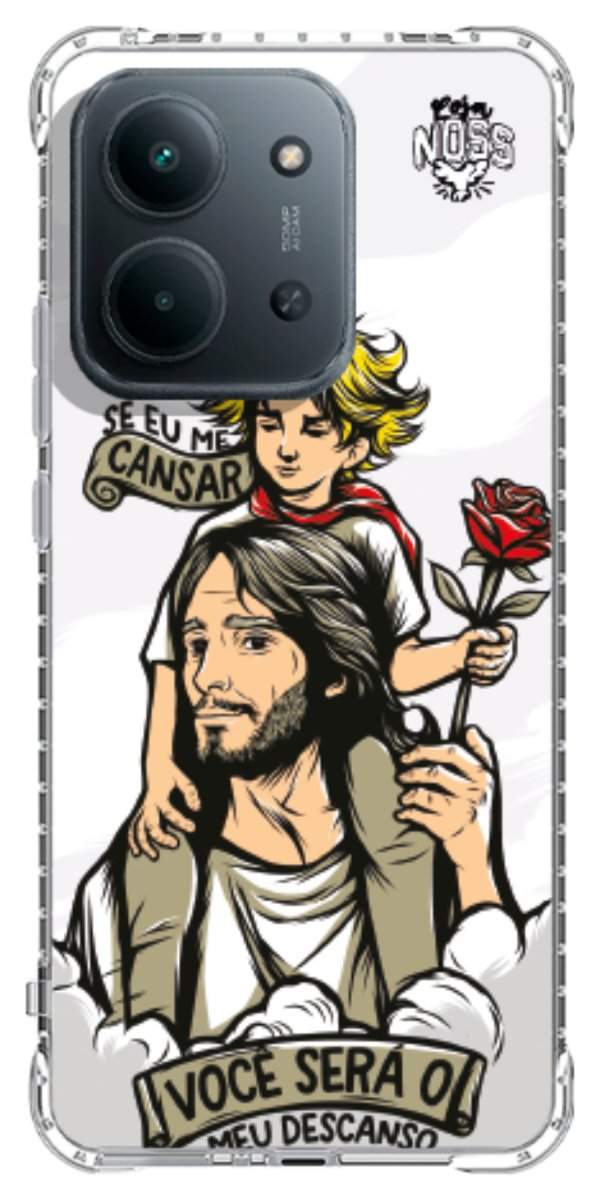Capinha para Celular Jesus é Meu Descanso